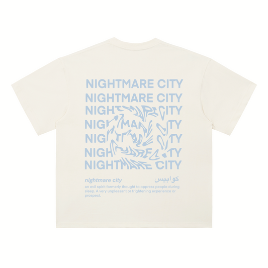 NIGHTMARE CITY BEIGE TEE
