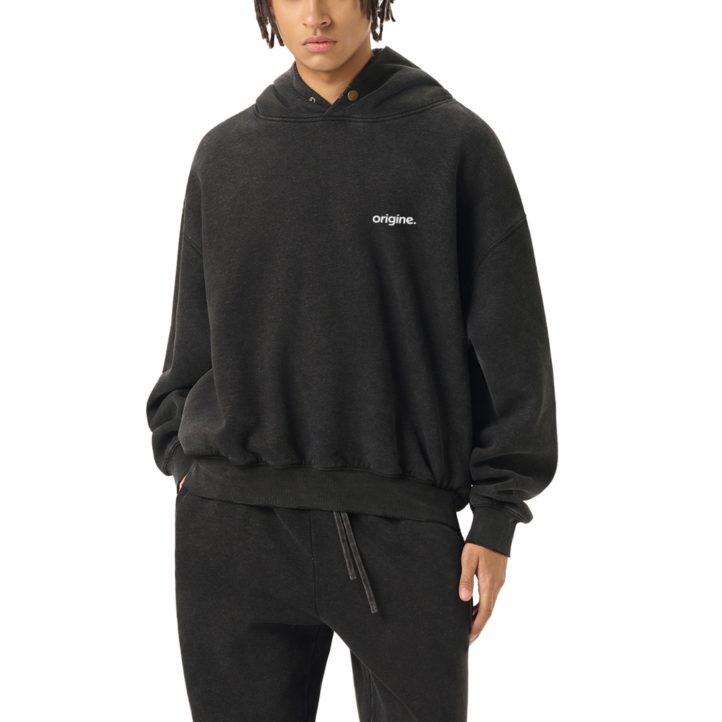 Washed Fleece Hoodie