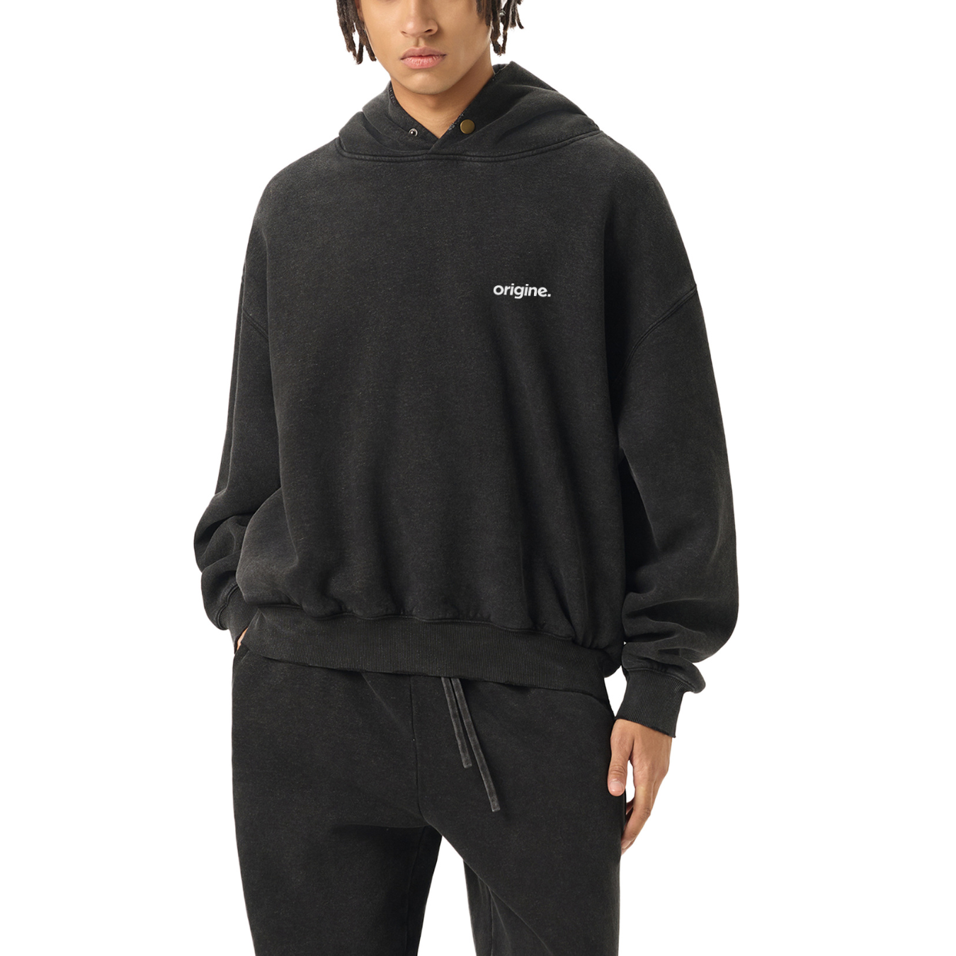 Washed Fleece Hoodie