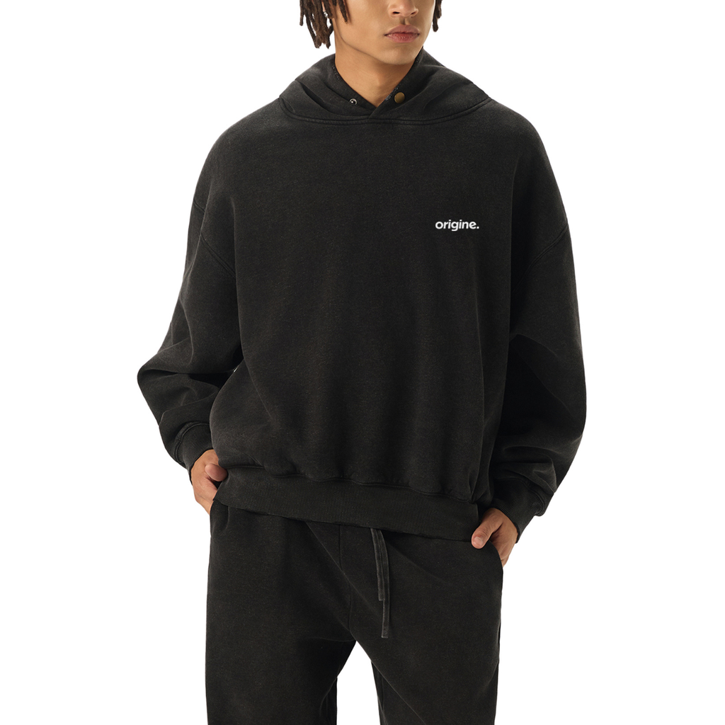 Washed Fleece Hoodie