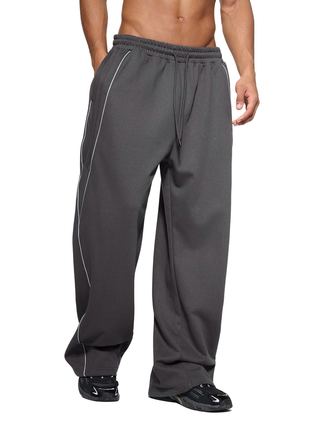 Reflection Straight-Leg Sweatpants