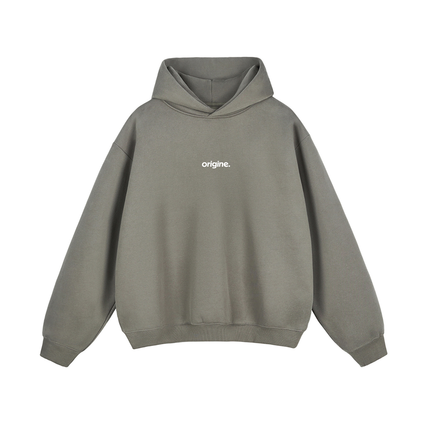 Unisex streetwear hoodie from Origine, minimalist oversized design in soft cotton, perfect for everyday wear. Designed for Dreamers – modern essential with subtle urban aesthetic.